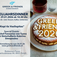 G&F Neujahrsdinner Donnerstag 29.01.2025 im Restaurant Parea