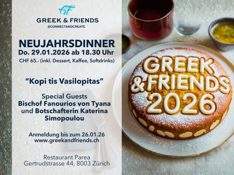 G&F Neujahrsdinner Donnerstag 29.01.2025 im Restaurant Parea